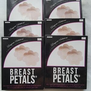 6-Pack Bundle Breast Petals – Lingerie Solutions Fashion Forms – Nude Adhesive